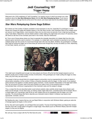 Star Wars Roleplaying Game Pdf